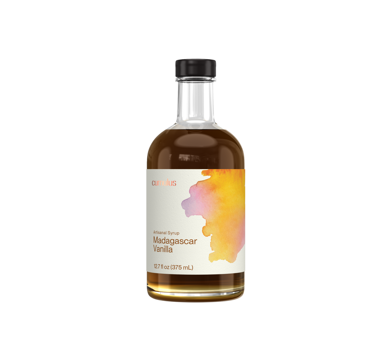 A bottle of Madagascar Vanilla artisanal syrup